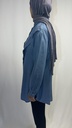 Tunique en jean couture en v 