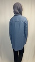 Tunique en jean couture en v 