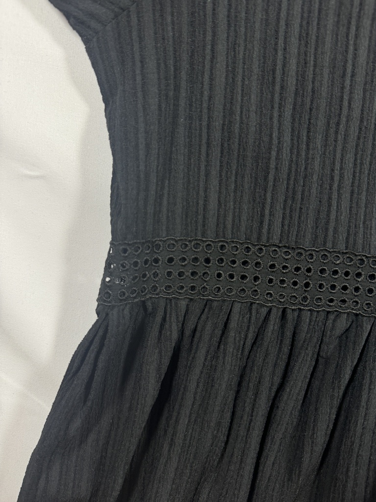 Tunique robe plissé a dentelle 
