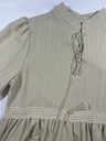 Tunique robe plissé a dentelle 