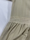 Tunique robe plissé a dentelle 