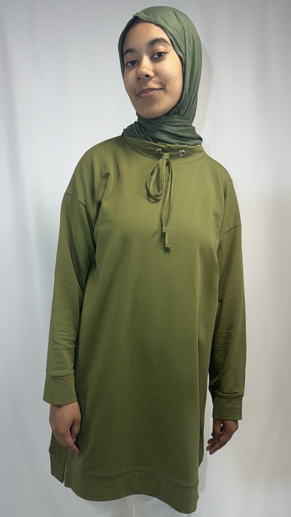 Tunique sweat-shirt 