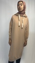 Tunique sweat à capuche