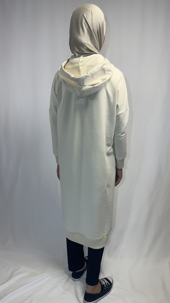 Tunique sweat à capuche