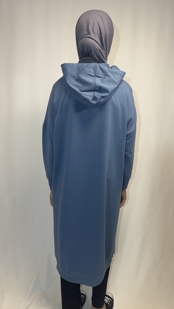 Tunique sweat a capuche