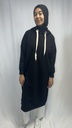 Tunique sweat à capuche