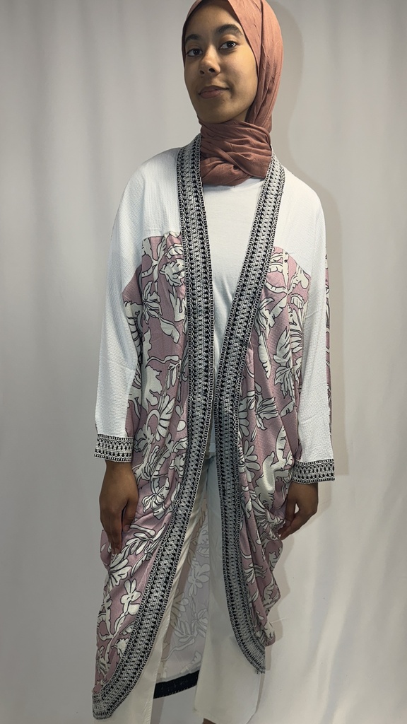 kimono à motif 