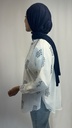 Tunique a broderie bleu 