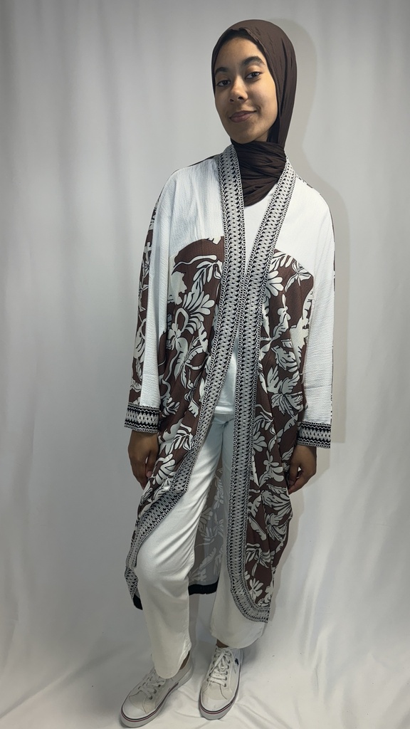 kimono à motif 
