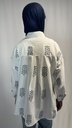Tunique a broderie bleu 