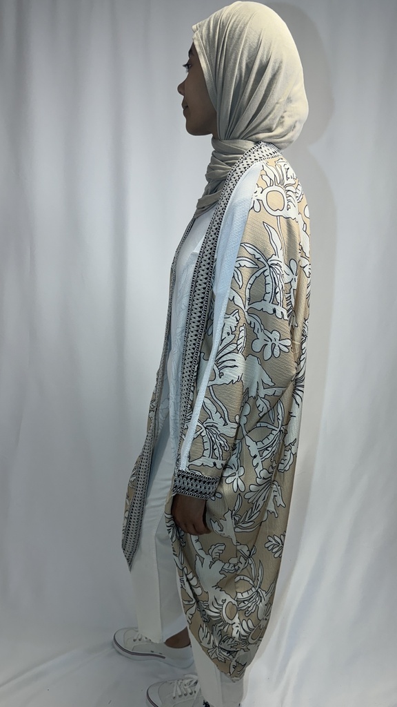 kimono à motif 
