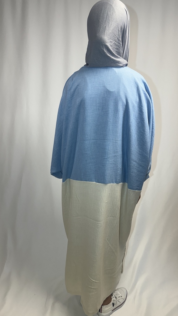 kimono bicolore