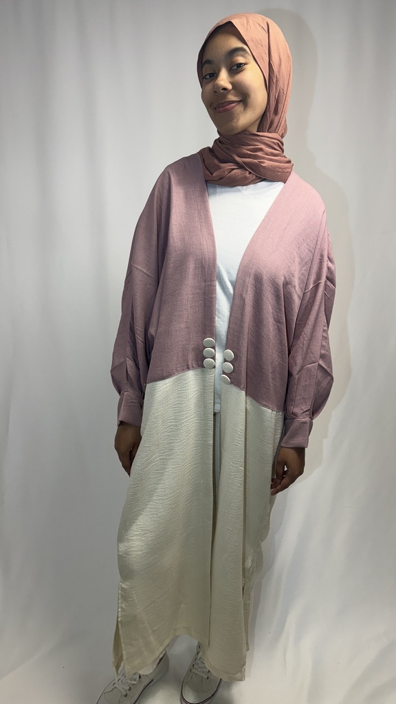 kimono bicolore 