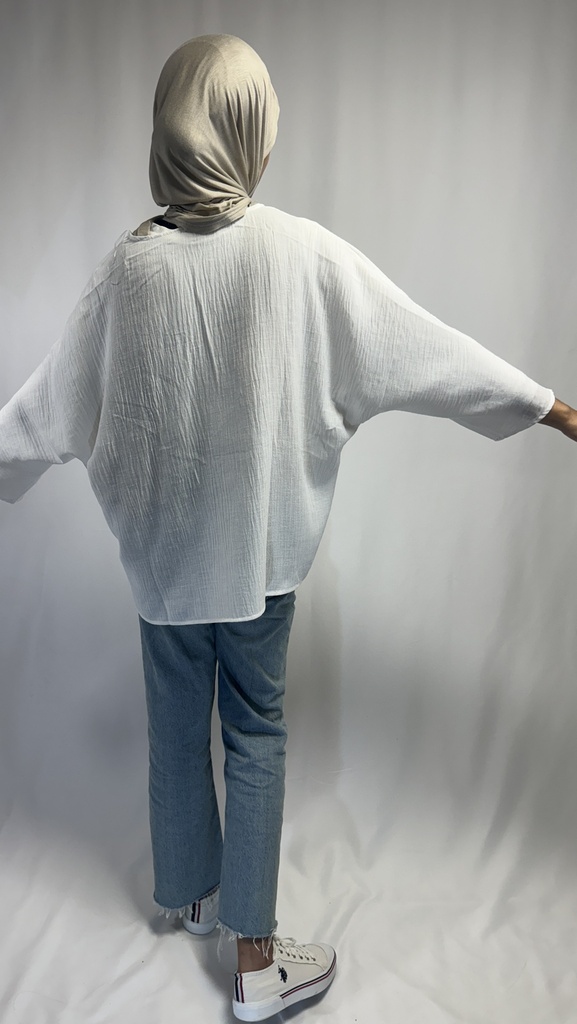 kimono à bordure