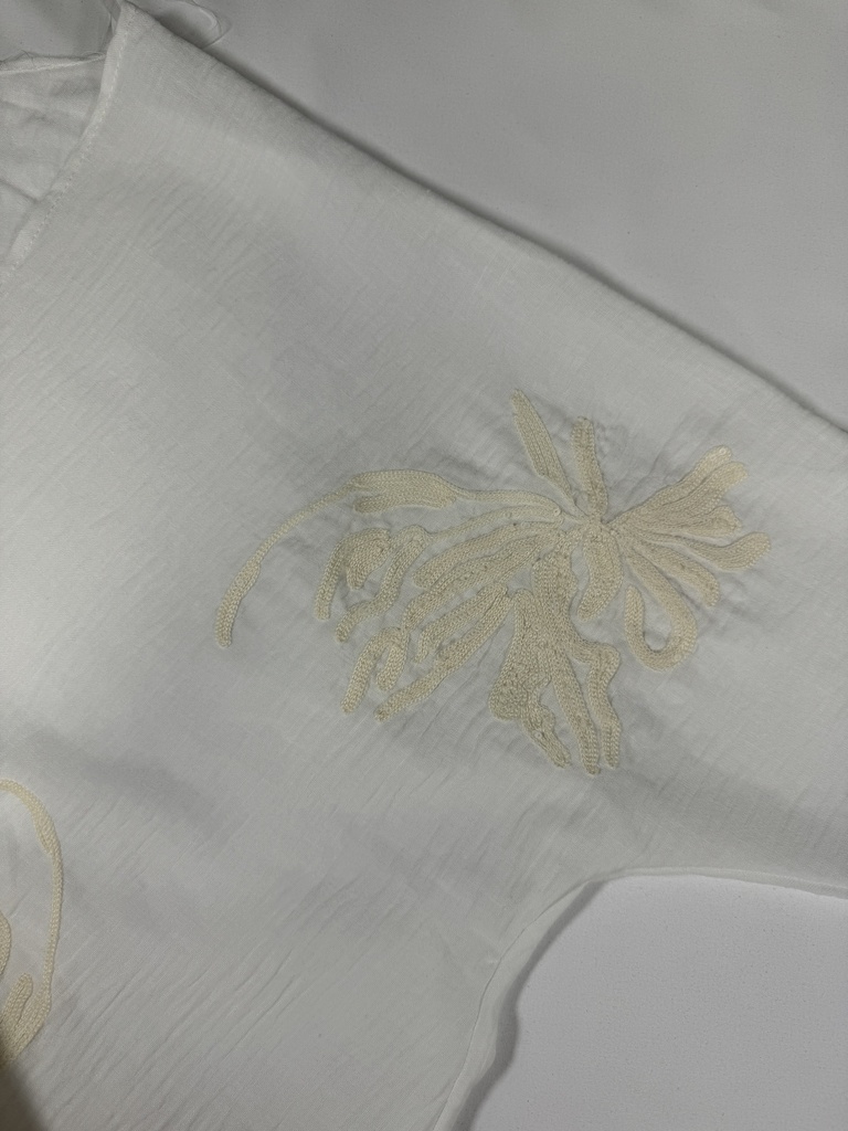 kimono à bordure