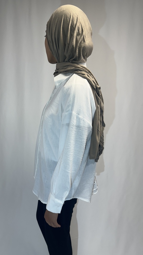 Tunique broder effet paille 