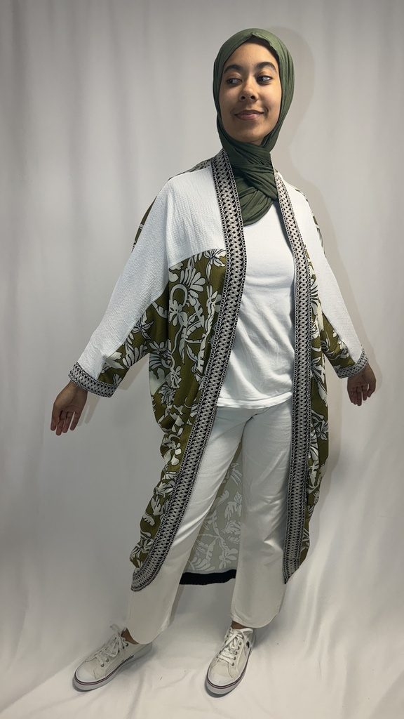 kimono à motif 