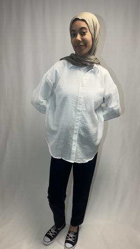 Tunique brodée effet paille