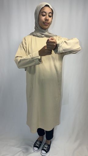 Tunique en coton long 