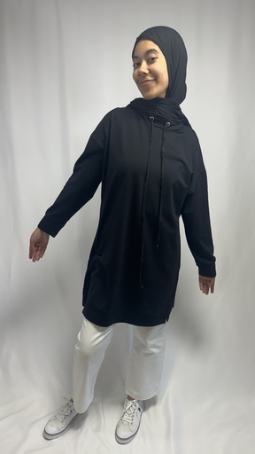 Tunique sweat-shirt 