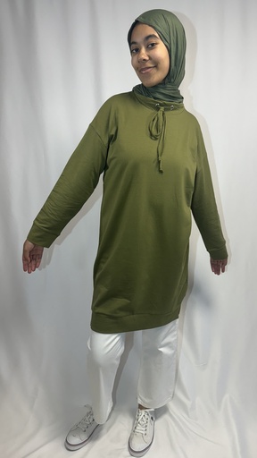 Tunique sweat-shirt 