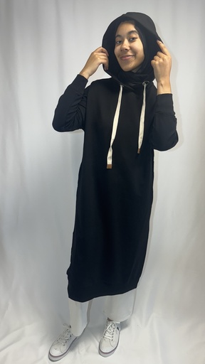 Tunique sweat à capuche